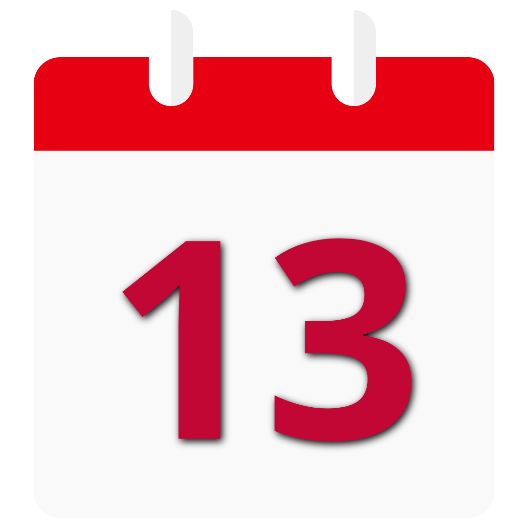 Calendário, dia 13