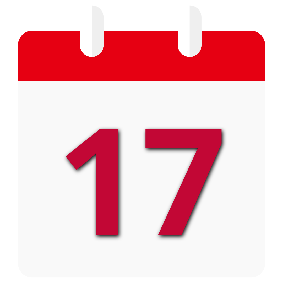 Calendário, dia 17