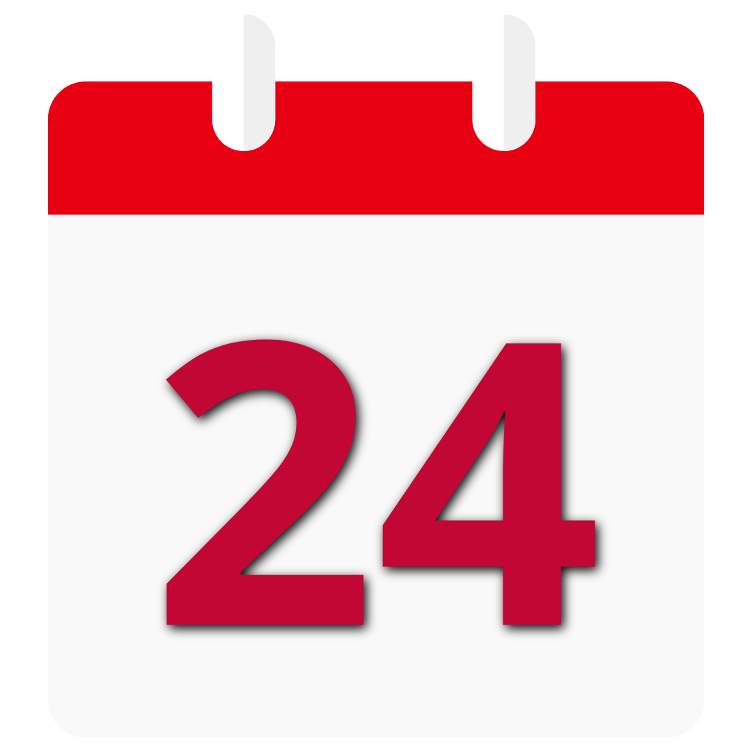 Calendário, dia 24