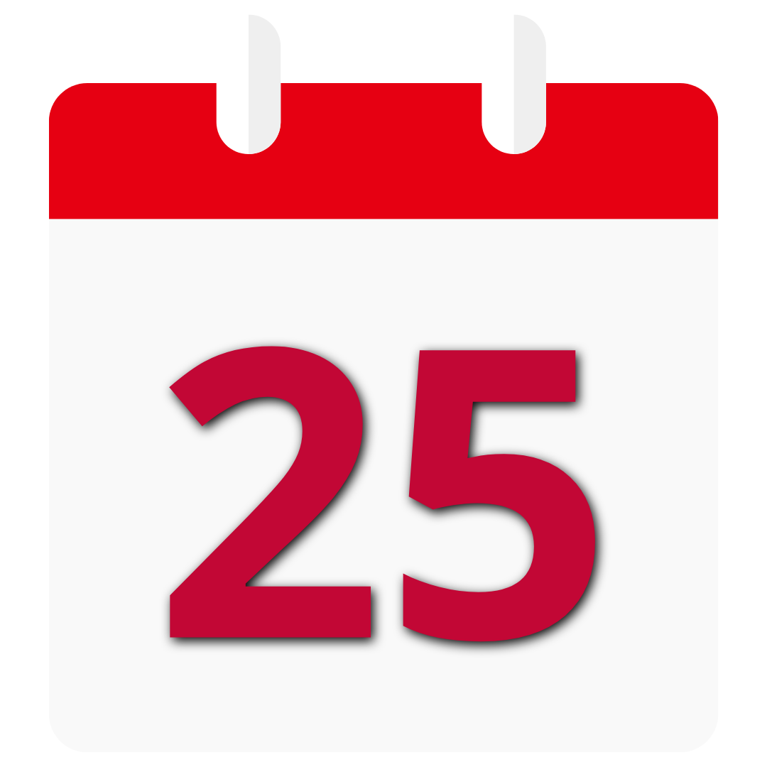 Calendário, dia 25