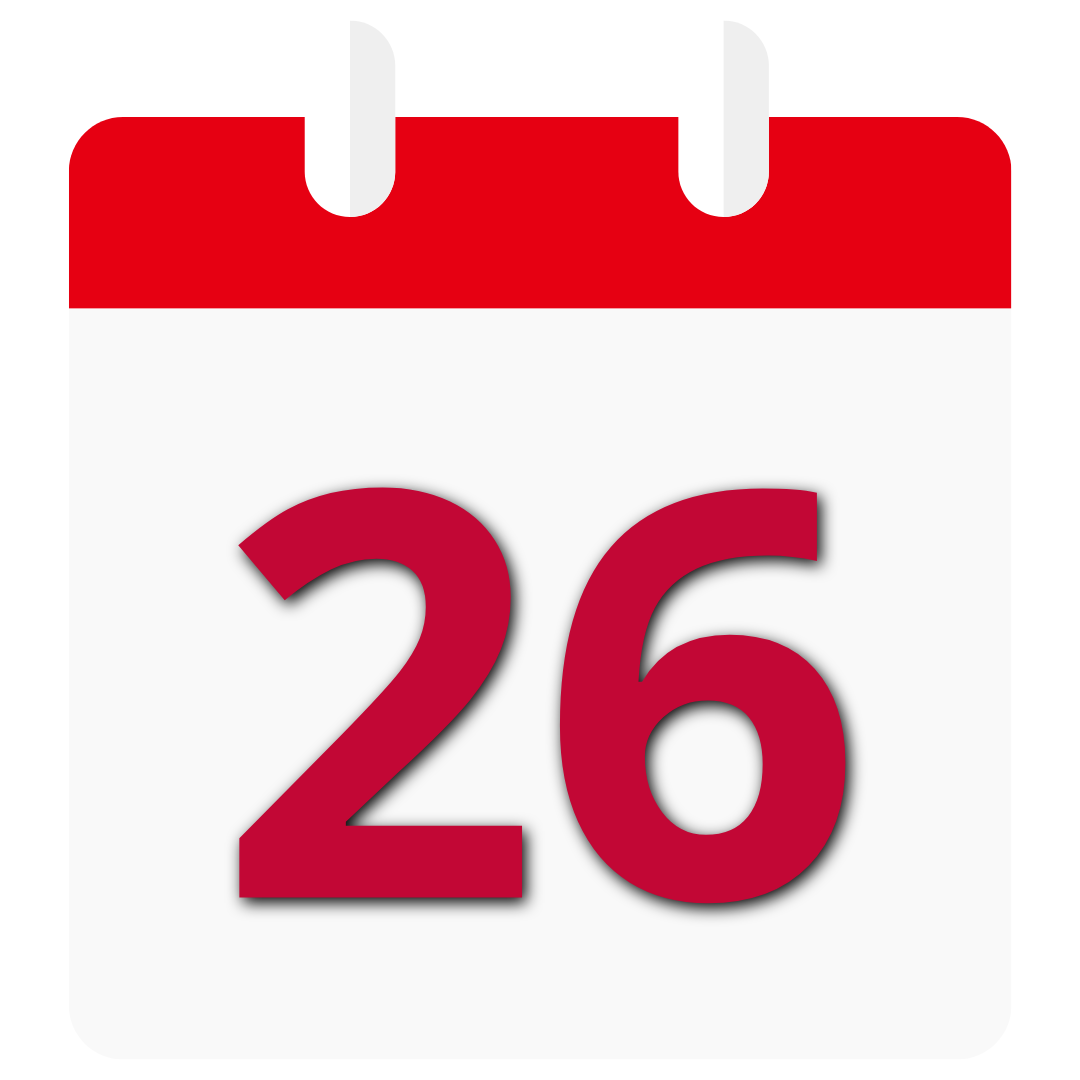 Calendário, dia 26